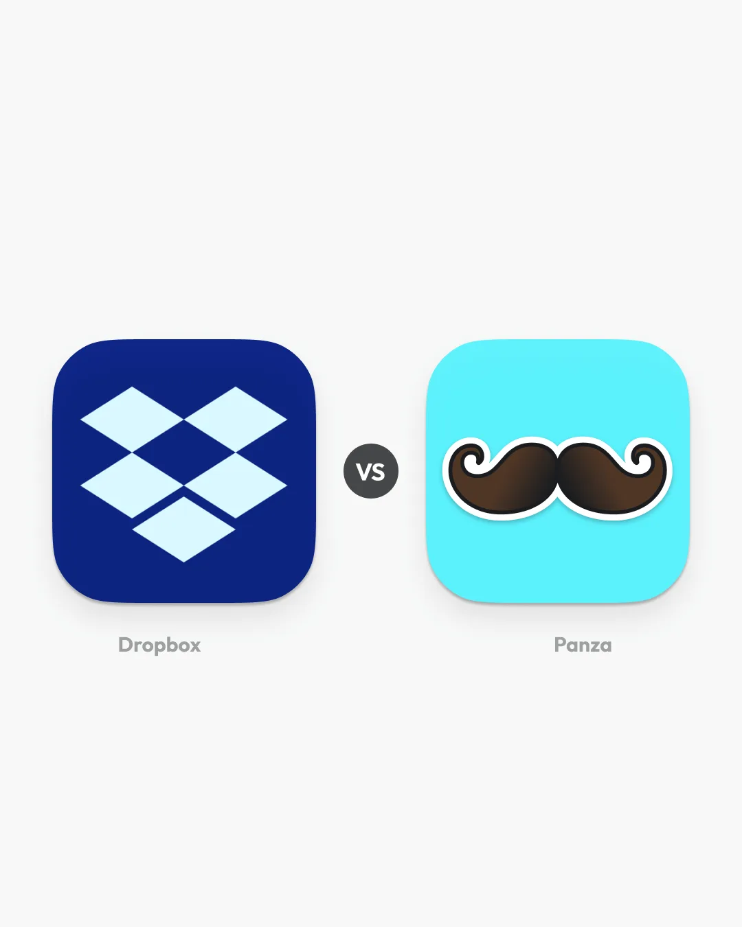 Dropbox screenshot | VS | Panza screenshot
