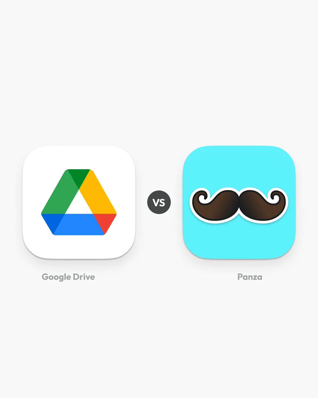 Google Drive screenshot  |  VS  |  Panza screenshot