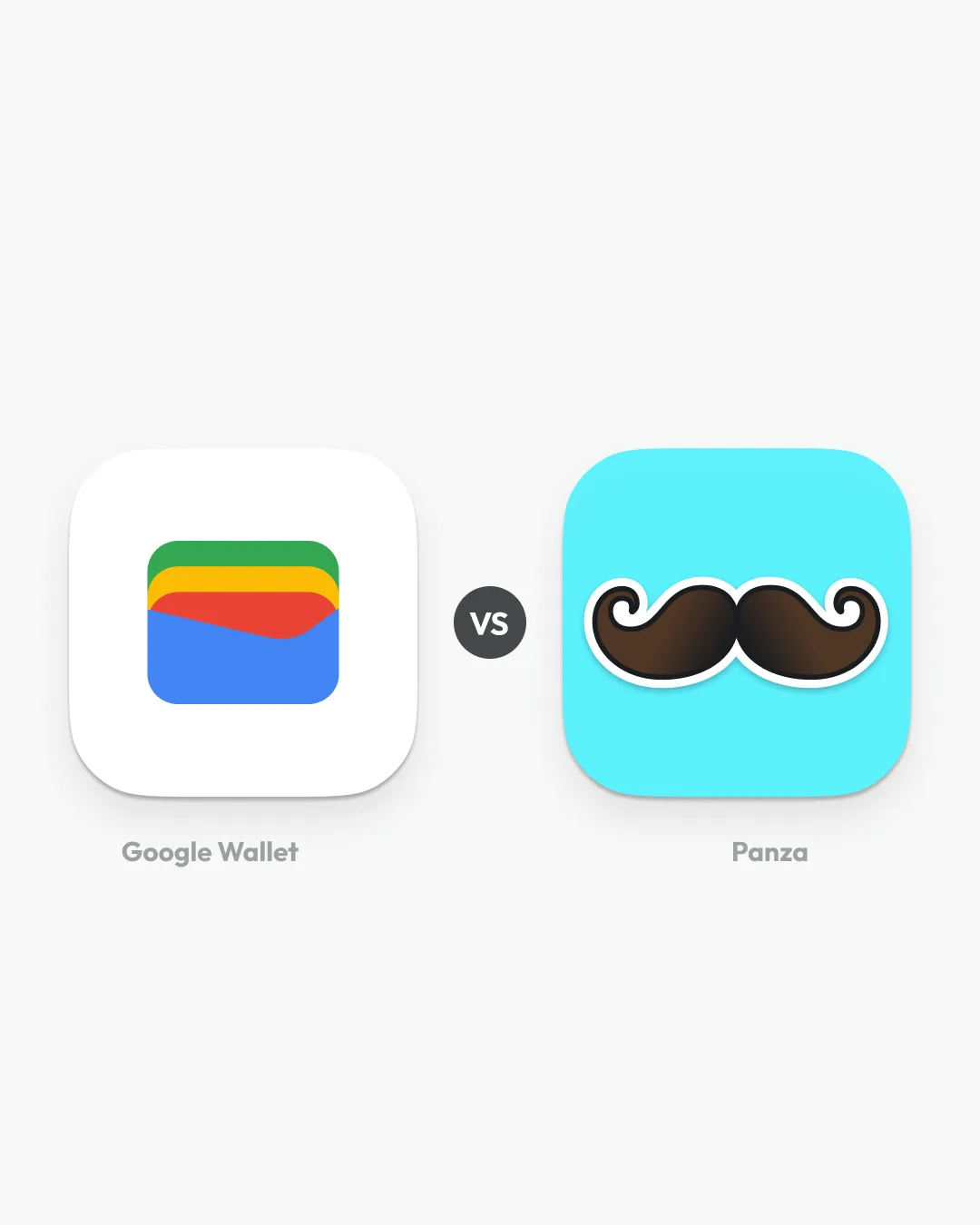 Google Wallet screenshot  |  VS  |  Panza screenshot