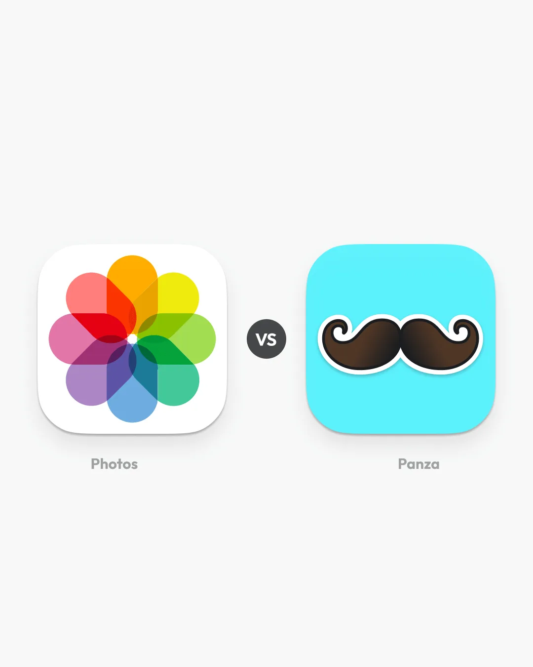 iPhone Photos / screenshots view  |  VS  |  Panza screenshot