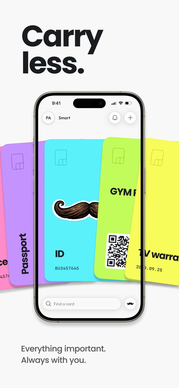 Panza visual card deck shown on an iPhone